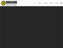 Tablet Screenshot of ishogun.com